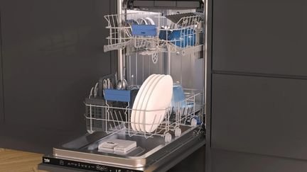 Kitchen with Beko dishwasher