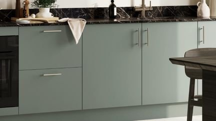 Drawer pack unit and a standard base unit with handles