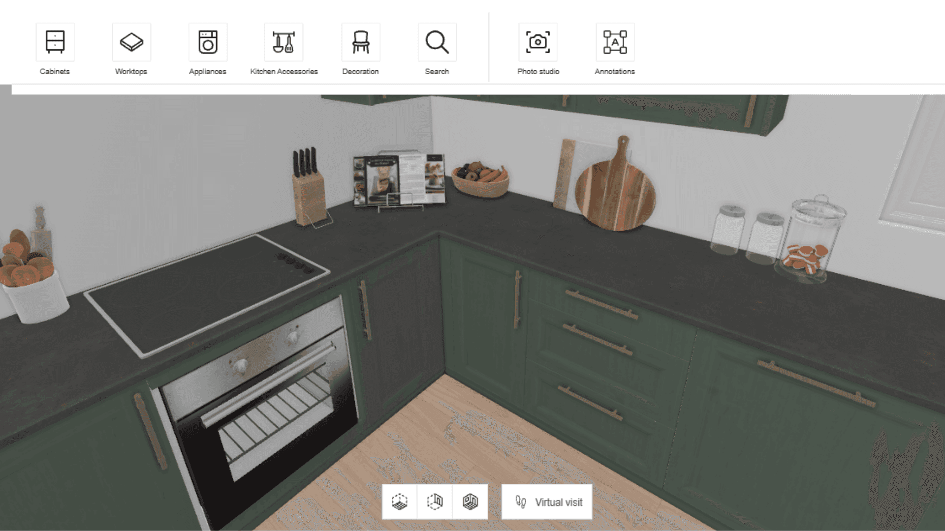 Screenshot of planning tool