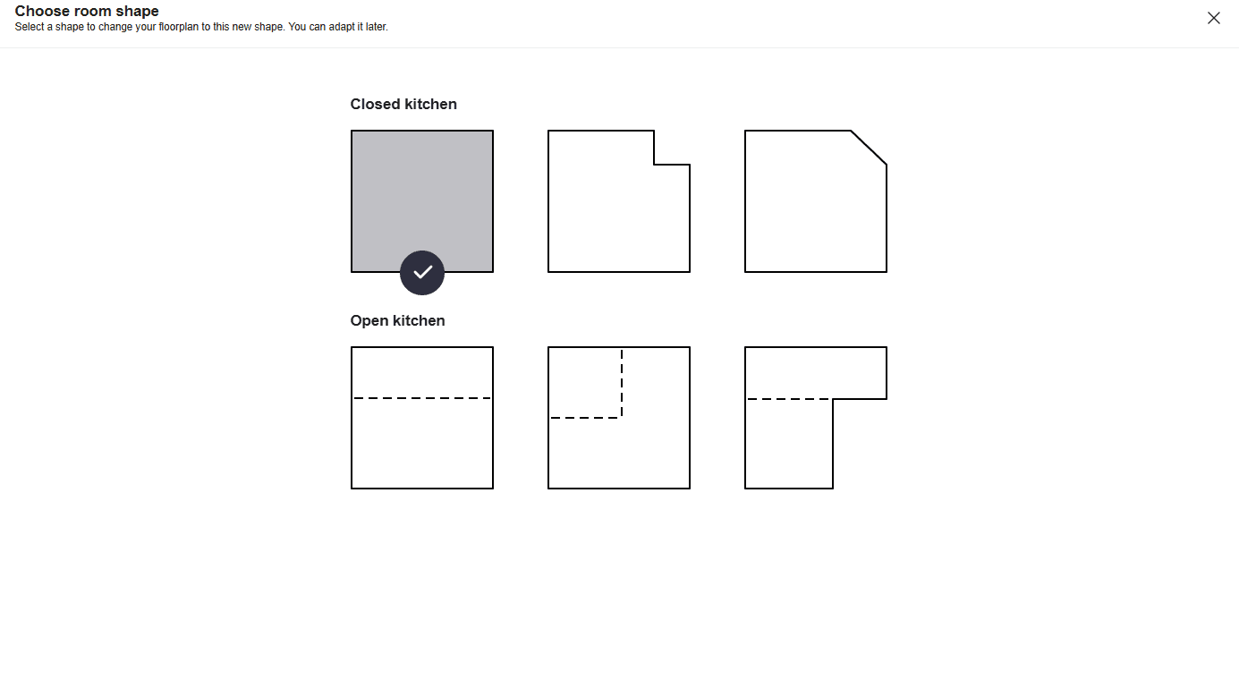 Screenshot of planning tool