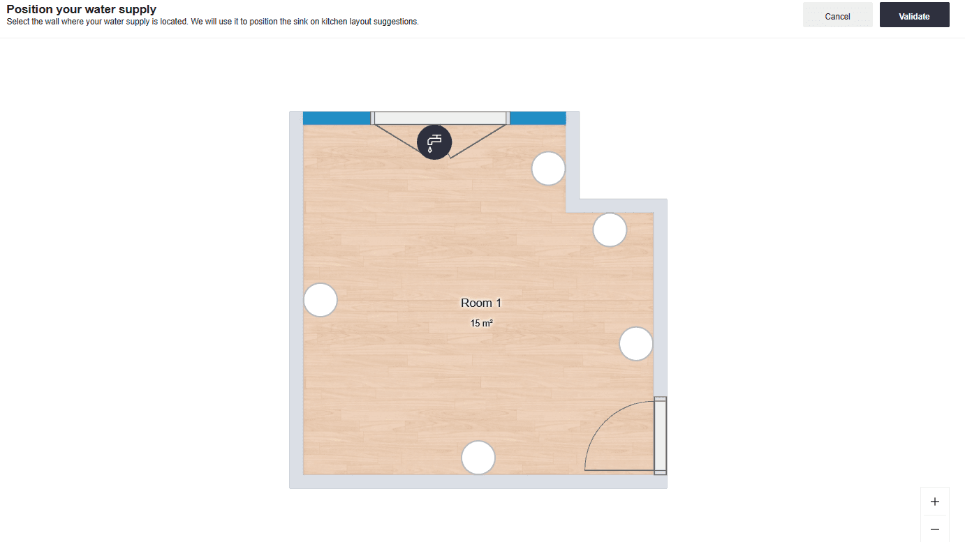 Screenshot of planning tool