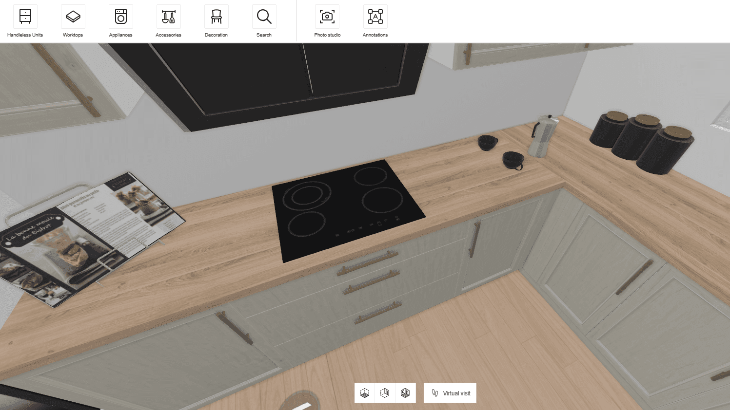 Screenshot of planning tool