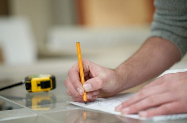 Writing down measurements on paper