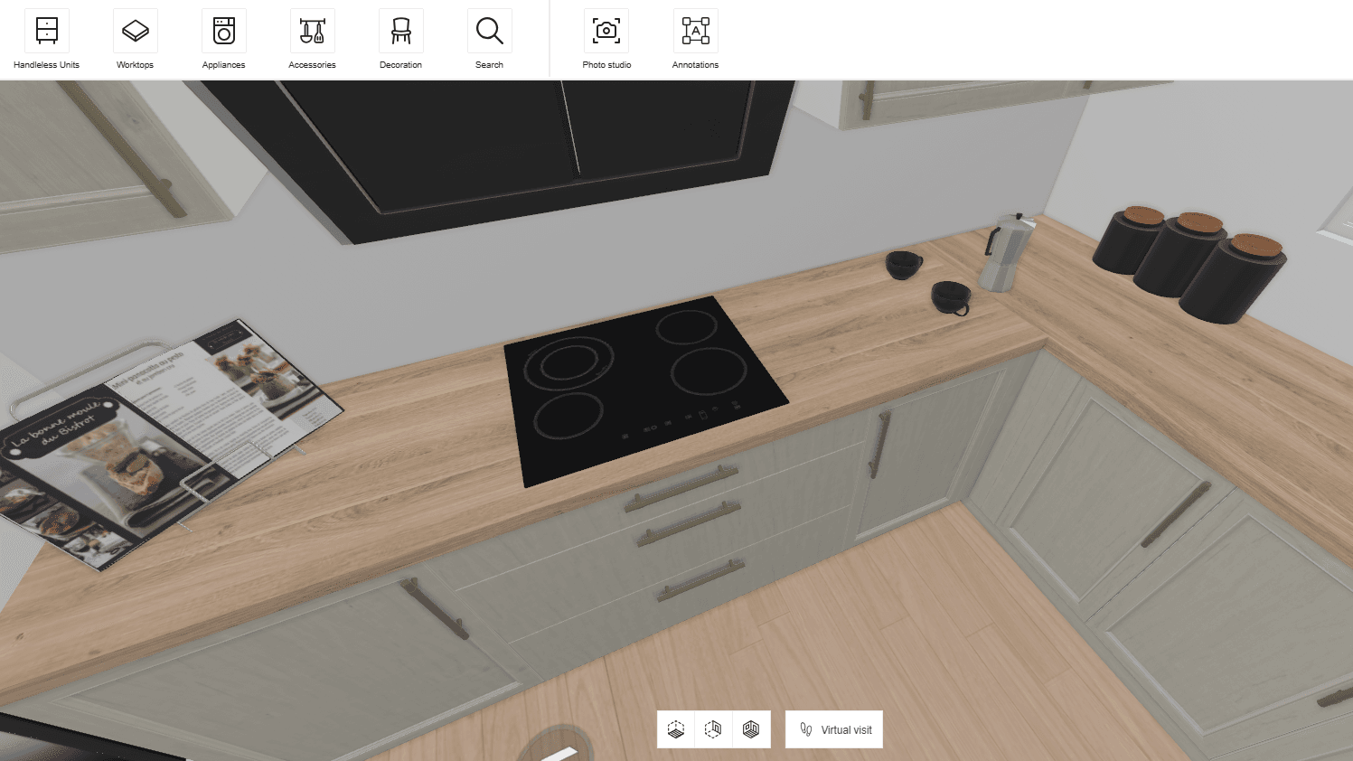 Screenshot of planning tool
